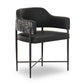 Sezanne 2-Tone Performance Vegan Leather Dining Chair - Black