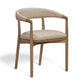 Vina Performance Vegan Leather Dining Chair - Taupe