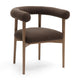 Spara Performance Boucle Dining Chair - Chocolate Brown