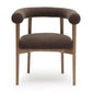 Spara Performance Boucle Dining Chair - Chocolate Brown