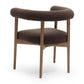 Spara Performance Boucle Dining Chair - Chocolate Brown