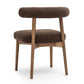 Spara Performance Boucle Side Chair - Chocolate Brown