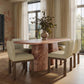 Gladyss 87" Burl Oval Dining Table - Honey