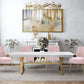 Beatrix Blush Velvet Side Chair