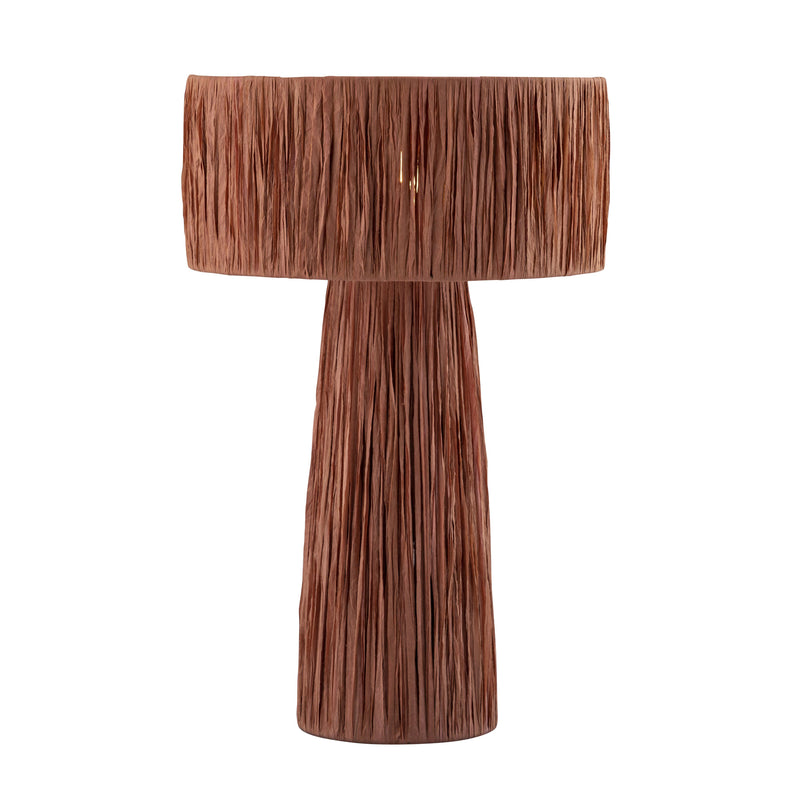 Shelby Raffia Brick Table Lamp