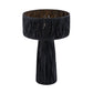 Shelby Raffia Black Table Lamp