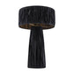 Shelby Raffia Black Table Lamp
