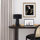 Shelby Raffia Black Table Lamp