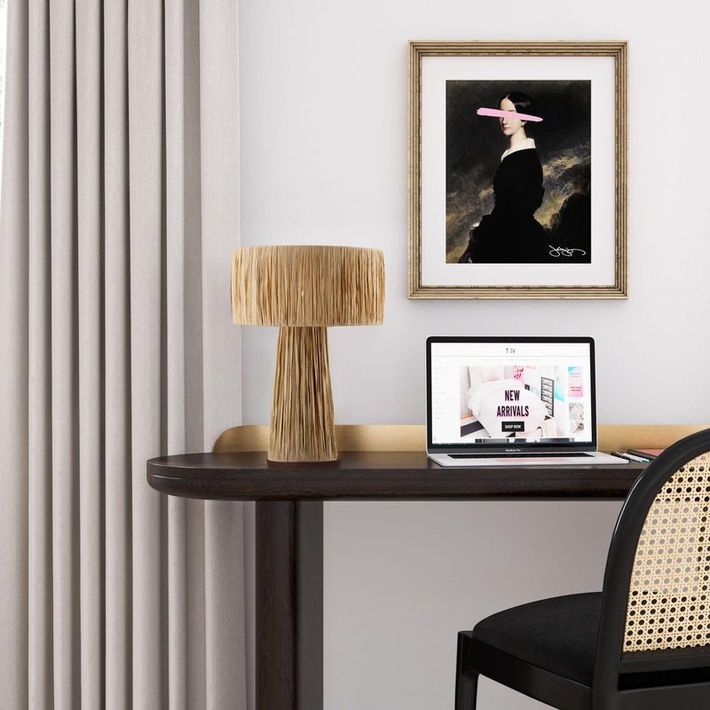 Shelby Raffia Natural Table Lamp