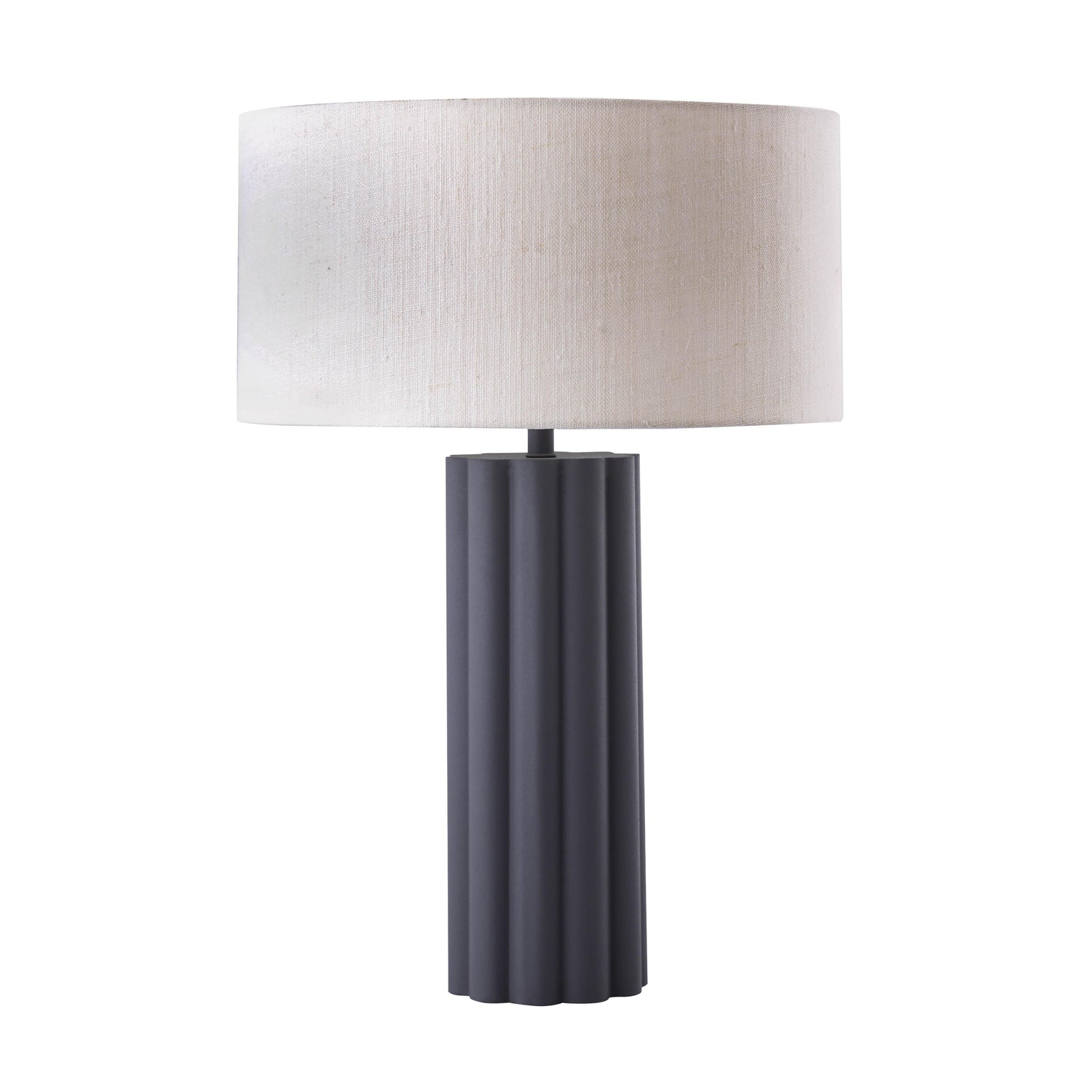 Latur Table Lamp - Grey/White
