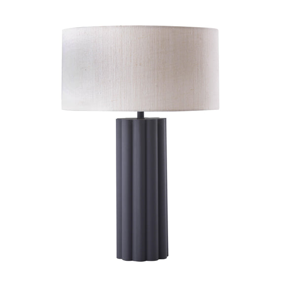 Latur Table Lamp - Grey/White
