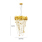 Butterfly Gold Chandelier