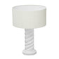 Rapunzel White and Cream Table Lamp