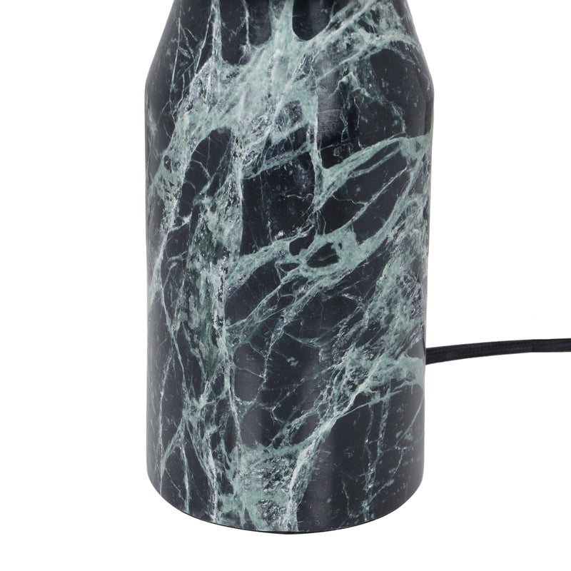 Globe Malachite Green Marble Lamp