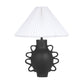 Hazza Black Pleated Table Lamp