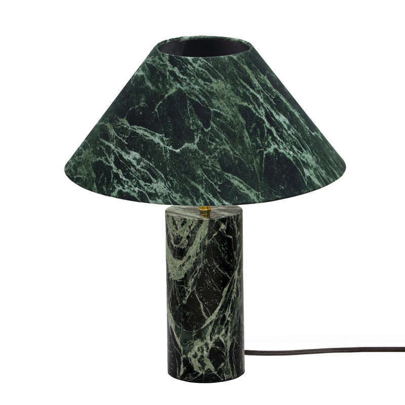 Mable Spider Green Marble Table Lamp