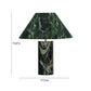 Mable Spider Green Marble Table Lamp