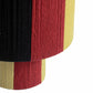 Guinevere Red and Yellow Striped Cotton Table Lamp
