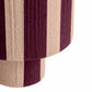 Guinevere Purple and Pink Striped Cotton Table Lamp