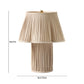 Corrine Beige Linen Table Lamp