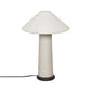 Faith White Boucle Table Lamp