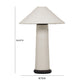 Faith White Boucle Table Lamp