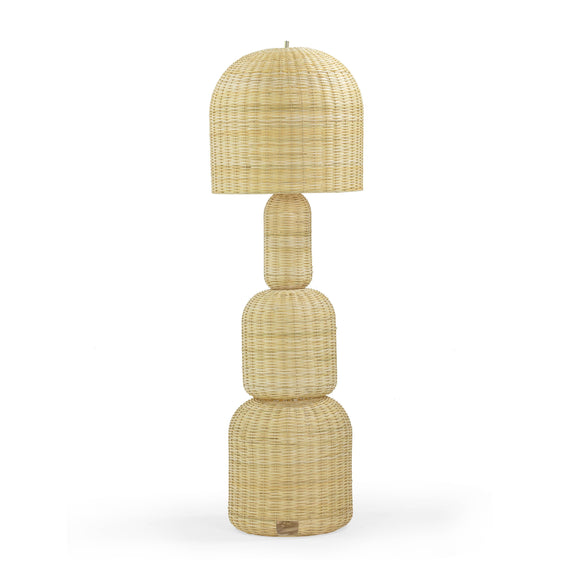 Kootu Natural Rattan Floor Lamp