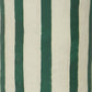 Maiori Dark Green Striped Papier Mache Table Lamp