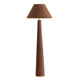 Graham Chocolate Brown Velvet Floor Lamp