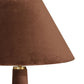 Graham Chocolate Brown Velvet Floor Lamp