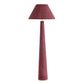 Graham Burgundy Velvet Floor Lamp