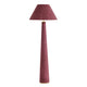 Graham Burgundy Velvet Floor Lamp