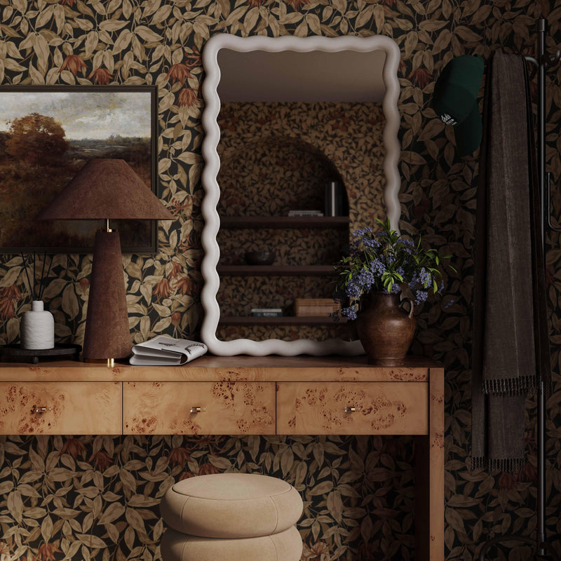 Graham Chocolate Brown Velvet Table Lamp