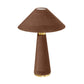 Graham Chocolate Brown Velvet Table Lamp