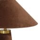 Graham Chocolate Brown Velvet Table Lamp