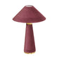 Graham Burgundy Velvet Table Lamp