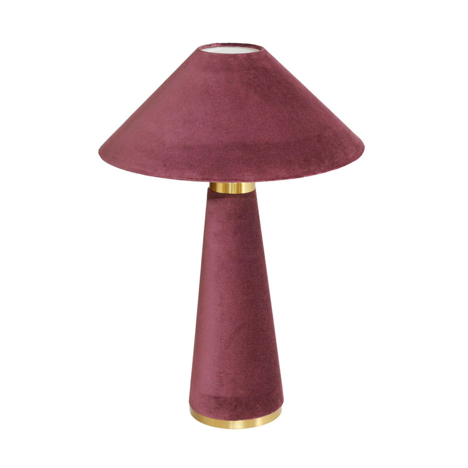 Graham Burgundy Velvet Table Lamp