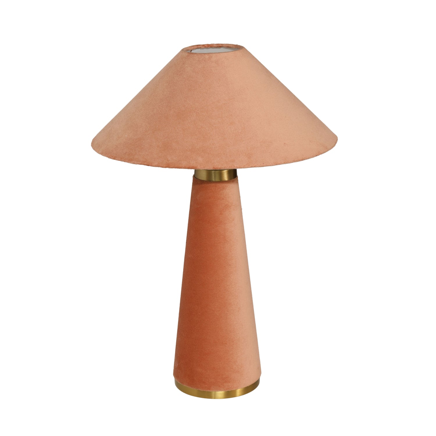 Graham Terracotta Velvet Table Lamp