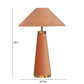 Graham Terracotta Velvet Table Lamp