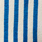 Maiori Striped Papier Mache Table Lamp - Blue Stripes