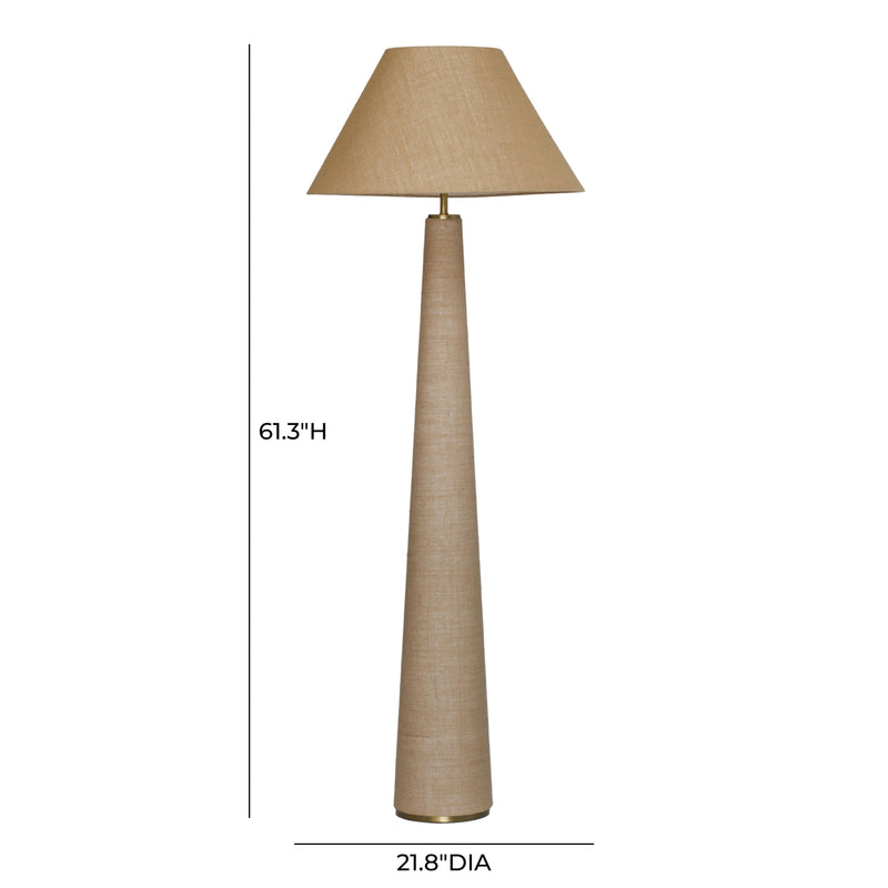 Graham Natural Jute Floor Lamp
