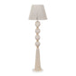 Samba White Cotton Floor Lamp