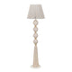 Samba White Cotton Floor Lamp
