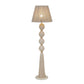 Samba White Cotton Floor Lamp