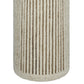 Tapered Natural Chenille Fiber Floor Lamp