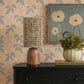 Kombu Natural Raffia and Wood Small Table Lamp
