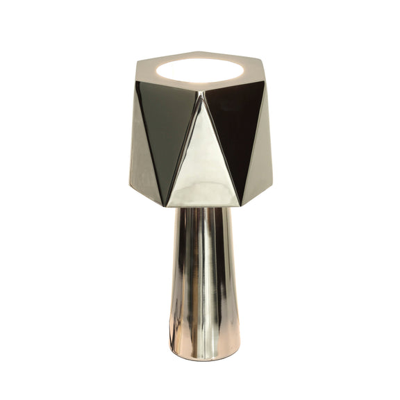 Polished Nickel Table Lamp