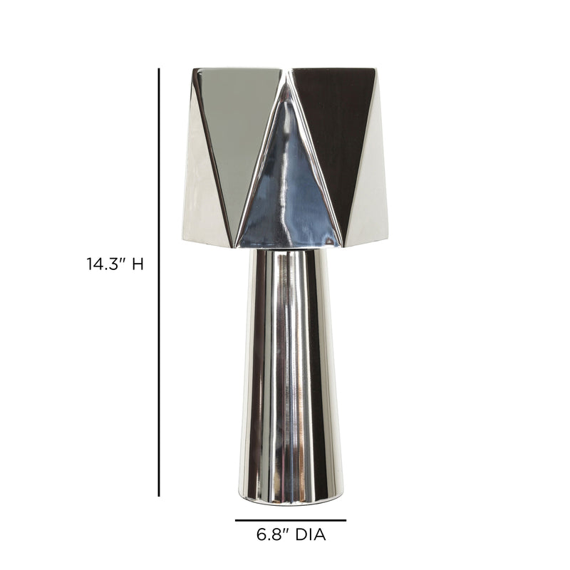 Polished Nickel Table Lamp