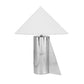 Geo Angled Chrome Table Lamp