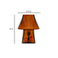 Luca Glass Mini Table Lamp - Smokey Brown
